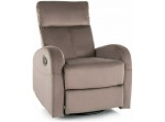 OLIMP VELVET cappuccino relaxačné polohovacie kreslo OLIMP VELVET cappuccino relaxačné polohovacie kreslo