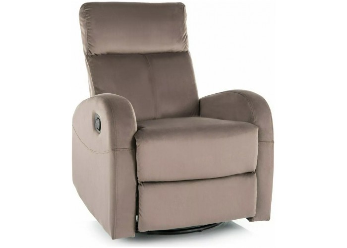OLIMP VELVET cappuccino relaxačné polohovacie kreslo OLIMP VELVET cappuccino relaxačné polohovacie kreslo