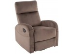 OLIMP VELVET cappuccino relaxačné polohovacie kreslo OLIMP VELVET cappuccino relaxačné polohovacie kreslo