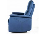 NEPTUN VELVET granátové relaxačné polohovacie kreslo