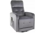 OTUS VELVET II sivé relaxačné polohovacie kreslo OTUS VELVET II sivé relaxačné polohovacie kreslo