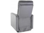 OTUS VELVET II sivé relaxačné polohovacie kreslo OTUS VELVET II sivé relaxačné polohovacie kreslo