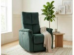 NEPTUN VELVET zelené relaxačné polohovacie kreslo NEPTUN VELVET zelené relaxačné polohovacie kreslo