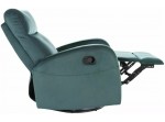 OLIMP VELVET zelené relaxačné polohovacie kreslo