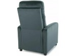 OTUS VELVET zelené relaxačné polohovacie kreslo
