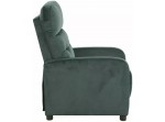 OTUS VELVET zelené relaxačné polohovacie kreslo