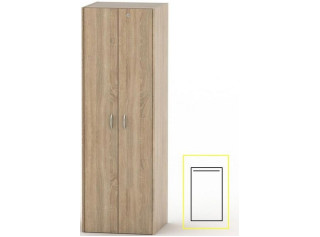 ASISTENT NEW dub sonoma AS 005, kancelárska šatníková skriňa