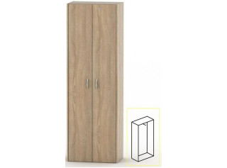 ASISTENT NEW dub sonoma AS 006, kancelárska šatníková skriňa