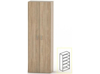 ASISTENT NEW dub sonoma AS 007, kancelárska policová skriňa