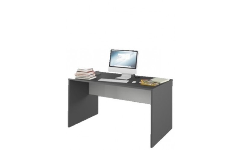 RIOMA NEW grafit/biela 11, kancelársky písací stôl
