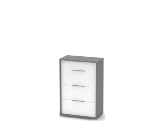 RIOMA NEW grafit/biela 22, komoda