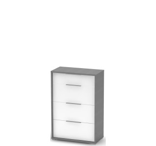 RIOMA NEW grafit/biela 22, komoda