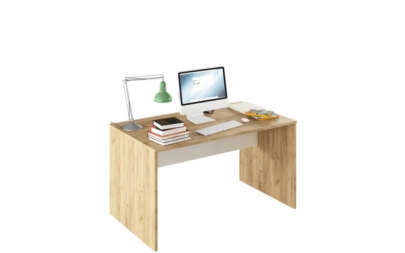 RIOMA dub artisan/biela 11, kancelársky písací stôl