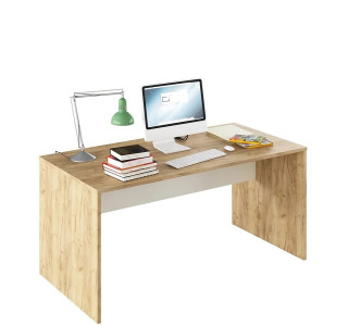 RIOMA dub artisan/biela 16, kancelársky písací stôl