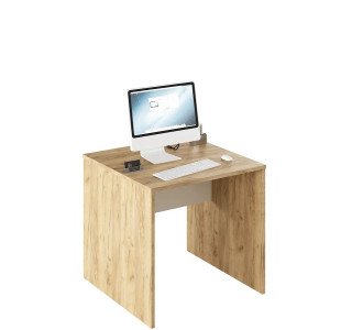 RIOMA dub artisan/biela 17, kancelársky písací stôl