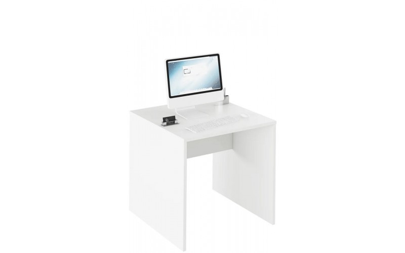 RIOMA biela matná 17,  kancelársky písací stôl