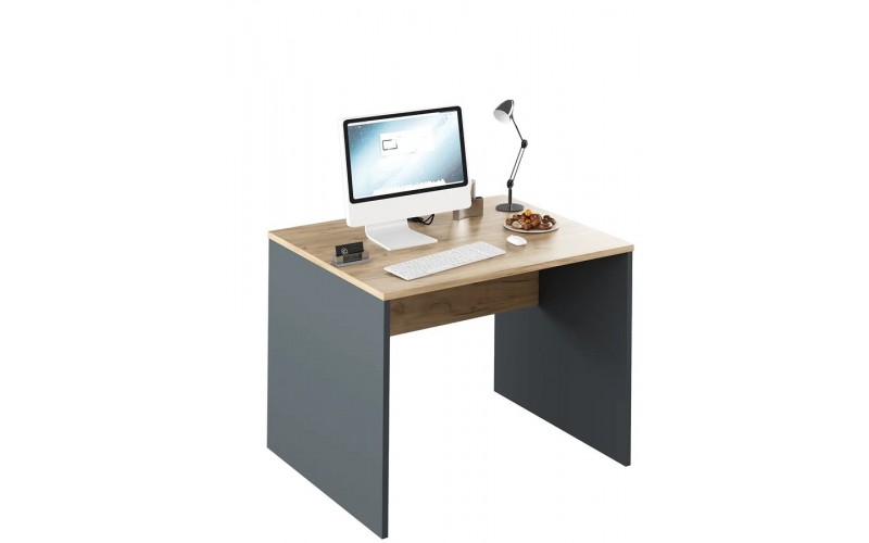 RIOMA NEW grafit/dub artisan 12, kancelársky písací stôl