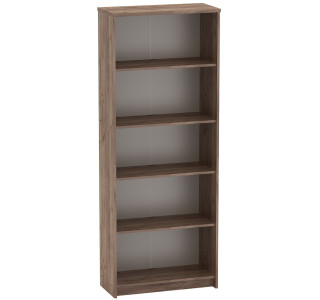 JOHAN 2 NEW kraft dunkel/biela 04, kancelársky regál