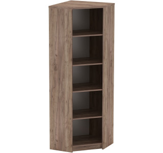 JOHAN 2 NEW kraft dunkel/biela 09, kancelársky rohový regál