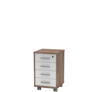 JOHAN 2 NEW kraft dunkel/biela 12, kontajner so zámkom