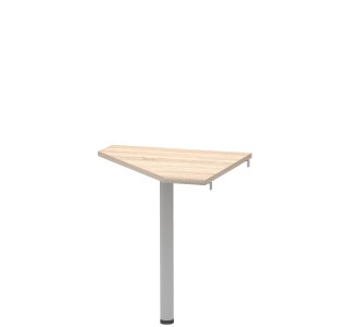 JOHAN 2 NEW dub sonoma/biela 06, rohová spojka stolov