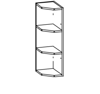 MODENA rijeka MD01/G20NZ, horné rohové ukončenie v šírke 20 cm