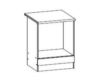 ELIZA EZ15/D60P, dolná skrinka na vstavaný sporák v šírke 60 cm