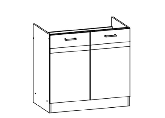 ELIZA EZ17/D80Z, dolná drezová skrinka v šírke 80 cm ELIZA EZ17/D80Z, dolná drezová skrinka v šírke 80 cm