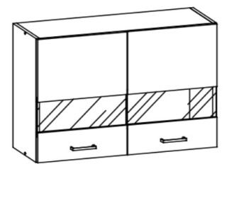 ELIZA EZ06/G80, horná skrinka v šírke 80 cm