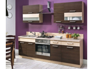 MODENA rijeka tmavá/rijeka svetlá 180/240, kuchynská zostava