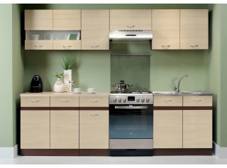 ELIZA 200/260 rijeka svetlá/wenge, kuchynská linka