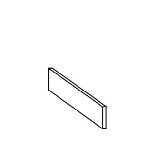 TIFFANY T32, bočný sokel na spodné skrinky v dĺžke 51,4 cm a výške 10 cm