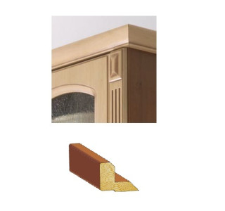 FL ozdobná lišta V na horné skrinky, na kuchyňu VERDI