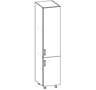 HAMPER dub lancelot D40/207, vysoká skrinka v šírke 40 cm a výške 207 cm