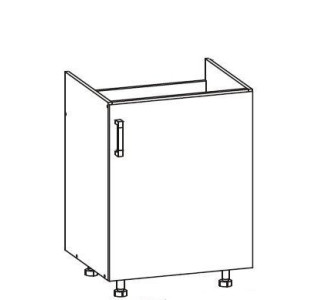 HAMPER dub lancelot DK60, dolná drezová skrinka v šírke 60 cm