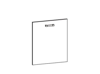 VERDI svetlosivá DM60/71, dvierka na umývačku riadu v šírke 60 cm a výške 71 cm