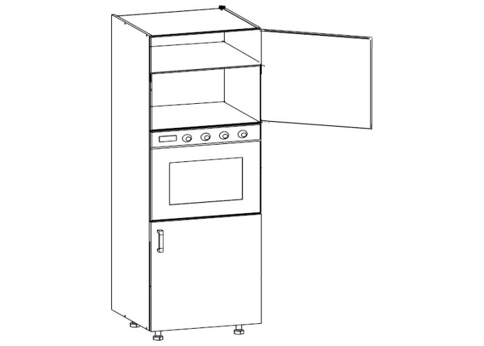 VERDI mystic DPS-60/207-P/P, vysoká skrinka na vstavanú rúru v šírke 60 cm a výške 207 cm VERDI mystic DPS-60/207-P/P, vysoká skrinka na vstavanú rúru v šírke 60 cm a výške 207 cm