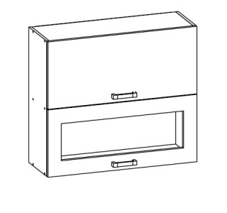 HAMPER dub lancelot G2O_60/72, horná výklopná skrinka v šírke 60 cm