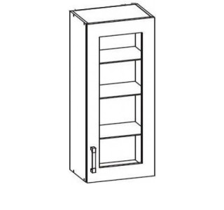 VERDI mystic G40/95-LVPV, horná skrinka v šírke 40 cm a výške 95 cm
