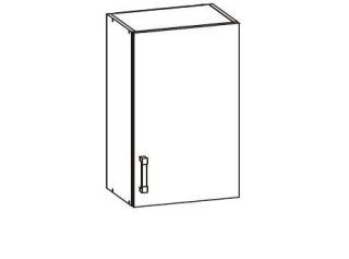 VERDI svetlosivá G45/72, horná skrinka v šírke 45 cm