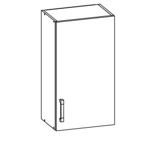 HAMPER dub lancelot G50/95, horná skrinka v šírke 50 cm a výške 95 cm