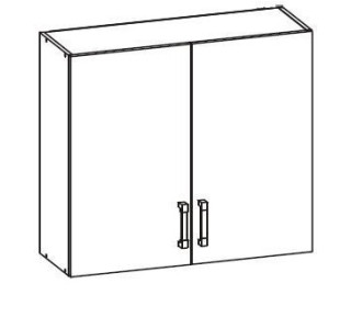 HAMPER dub lancelot G80/72, horná skrinka v šírke 80 cm