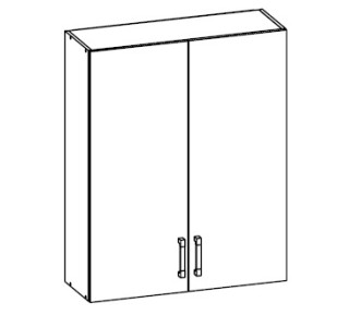 HAMPER dub lancelot G80/95, horná skrinka v šírke 80 cm a výške 95 cm