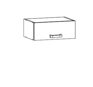 HAMPER dub lancelot NO-40/23-O, nadstavec na potravinové skrine v šírke 40 cm