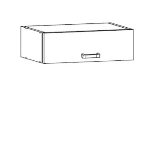 HAMPER dub lancelot NO-60/23-O, nadstavec na potravinové skrine v šírke 60 cm