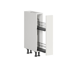 EDAN biely canadian DC15, dolná skrinka s CARGO košom v šírke 15 cm