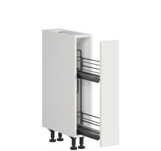 EDAN biely canadian DC15, dolná skrinka s CARGO košom v šírke 15 cm