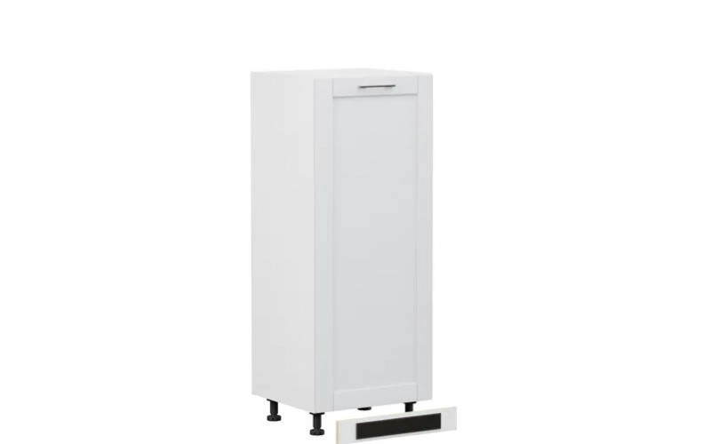 EDAN dub/biela DL60/143, skrinka na vstavanú chladničku v šírke 60 cm a výške 143 cm