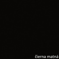 čierna matná