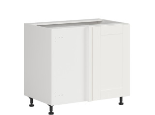 EDAN biely canadian DNW105L, dolná skrinka určená do rohu v šírke 105 cm